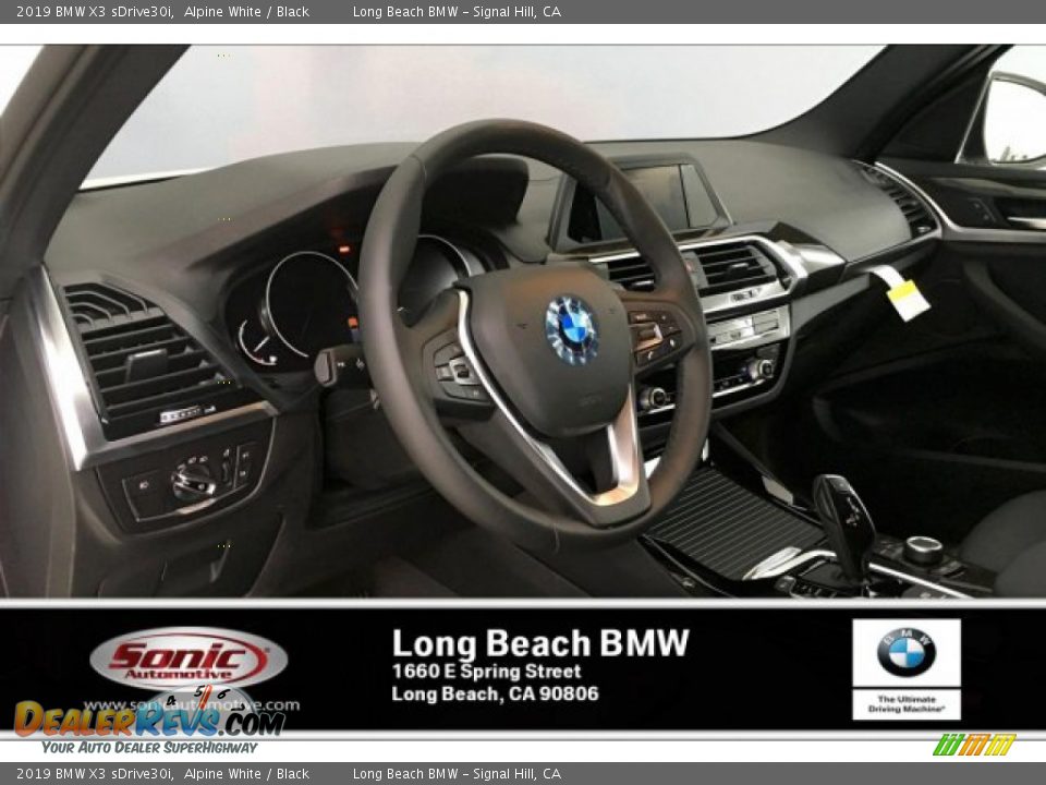 2019 BMW X3 sDrive30i Alpine White / Black Photo #6