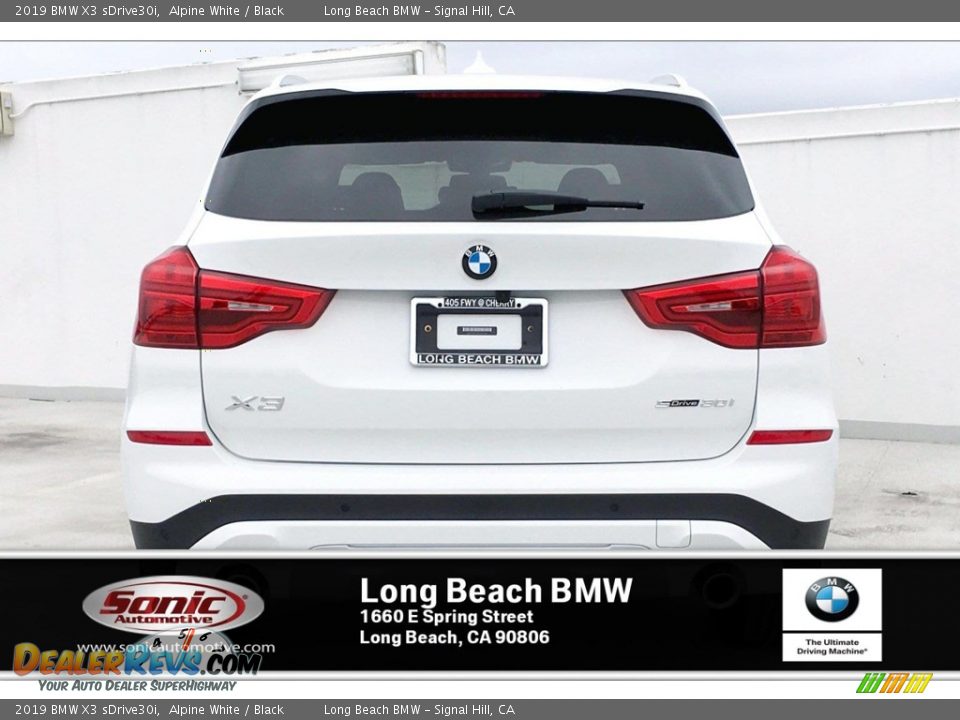 2019 BMW X3 sDrive30i Alpine White / Black Photo #3