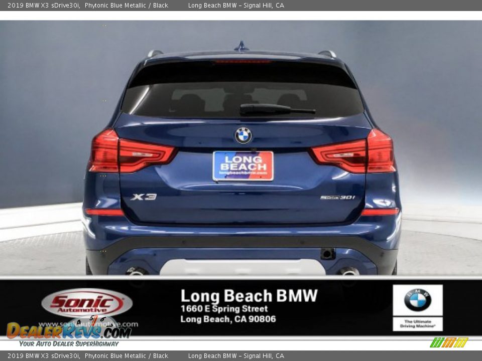 2019 BMW X3 sDrive30i Phytonic Blue Metallic / Black Photo #3