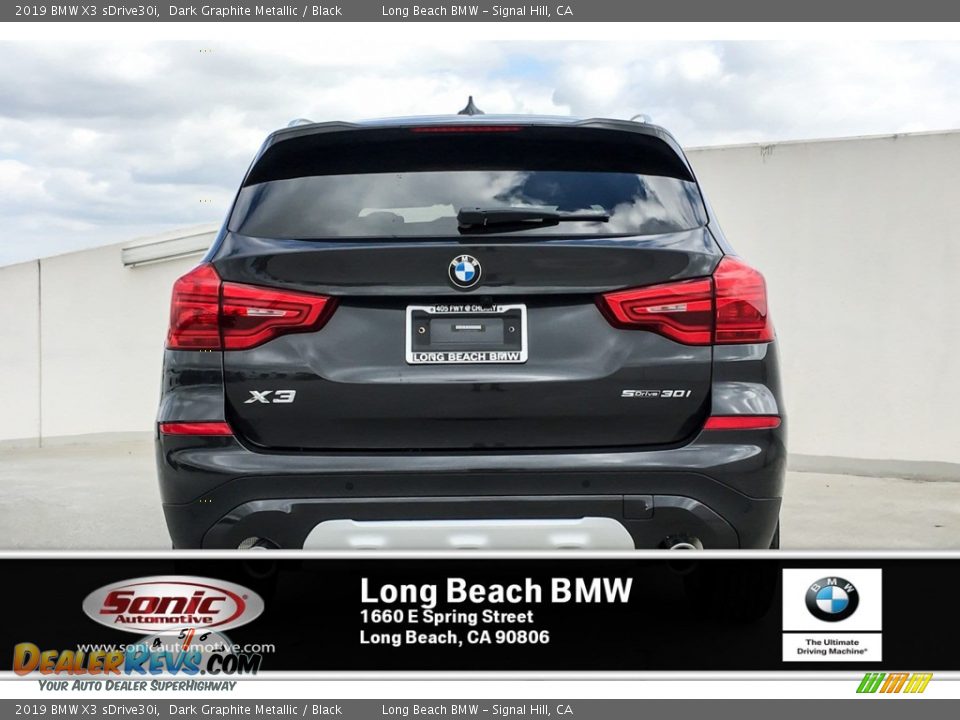 2019 BMW X3 sDrive30i Dark Graphite Metallic / Black Photo #3