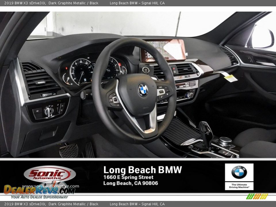 2019 BMW X3 sDrive30i Dark Graphite Metallic / Black Photo #4