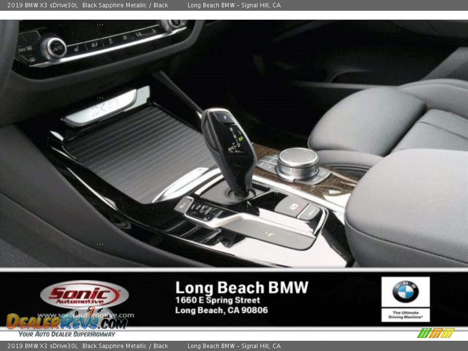 2019 BMW X3 sDrive30i Black Sapphire Metallic / Black Photo #6