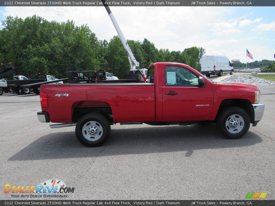 2012 Chevrolet Silverado 2500HD Work Truck Regular Cab 4x4 Plow Truck Victory Red / Dark Titanium Photo #6