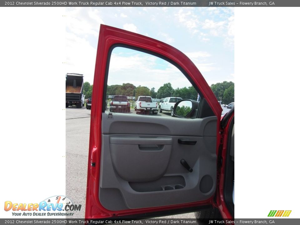 2012 Chevrolet Silverado 2500HD Work Truck Regular Cab 4x4 Plow Truck Victory Red / Dark Titanium Photo #18