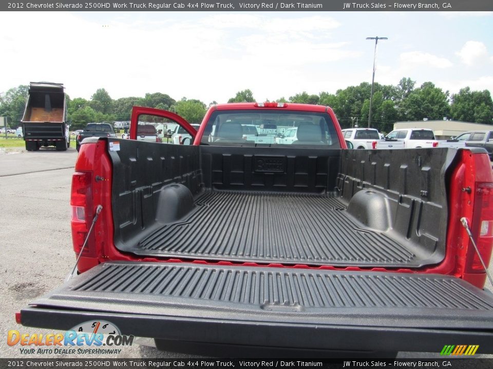 2012 Chevrolet Silverado 2500HD Work Truck Regular Cab 4x4 Plow Truck Victory Red / Dark Titanium Photo #20