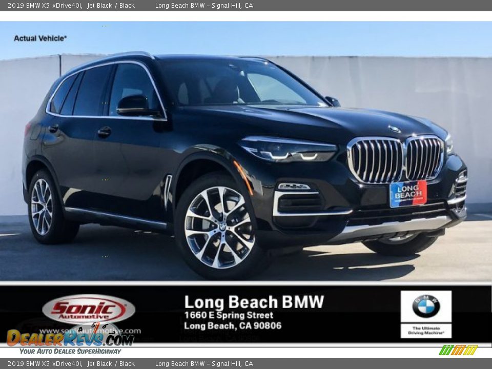 2019 BMW X5 xDrive40i Jet Black / Black Photo #1