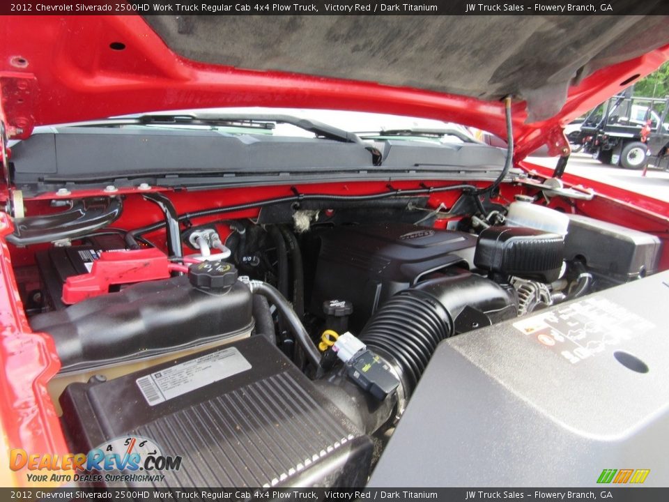 2012 Chevrolet Silverado 2500HD Work Truck Regular Cab 4x4 Plow Truck Victory Red / Dark Titanium Photo #23