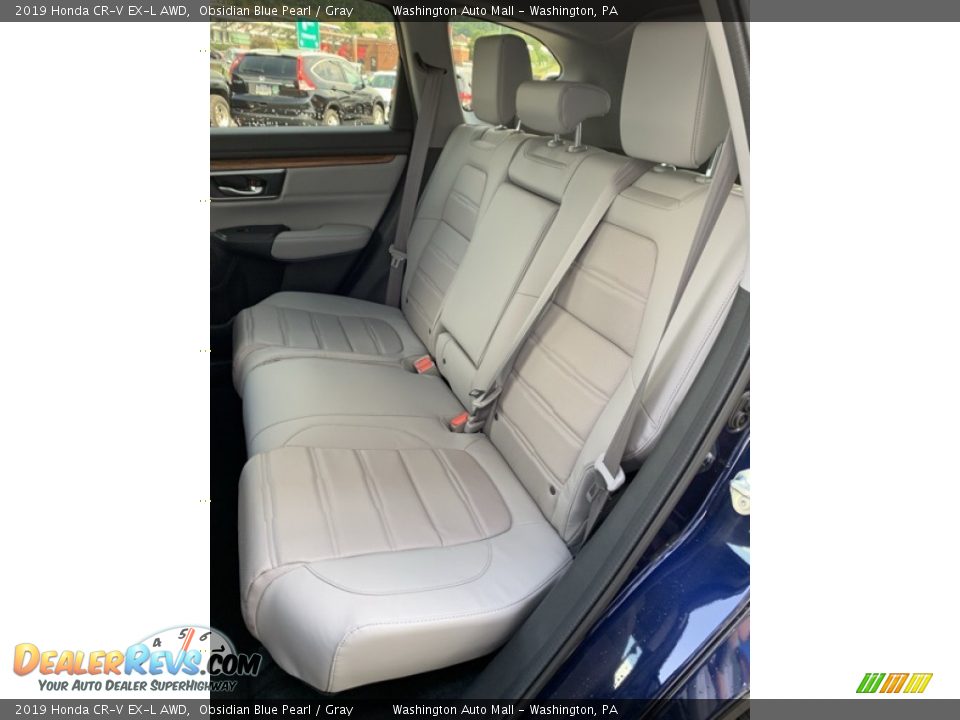 2019 Honda CR-V EX-L AWD Obsidian Blue Pearl / Gray Photo #18