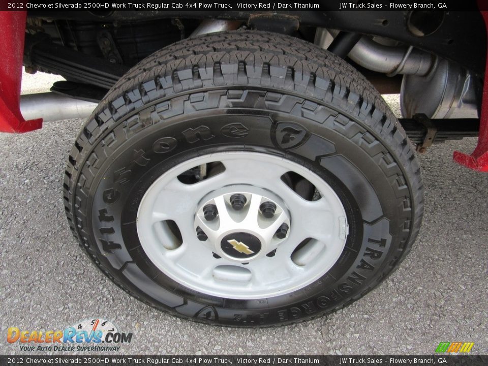 2012 Chevrolet Silverado 2500HD Work Truck Regular Cab 4x4 Plow Truck Victory Red / Dark Titanium Photo #26