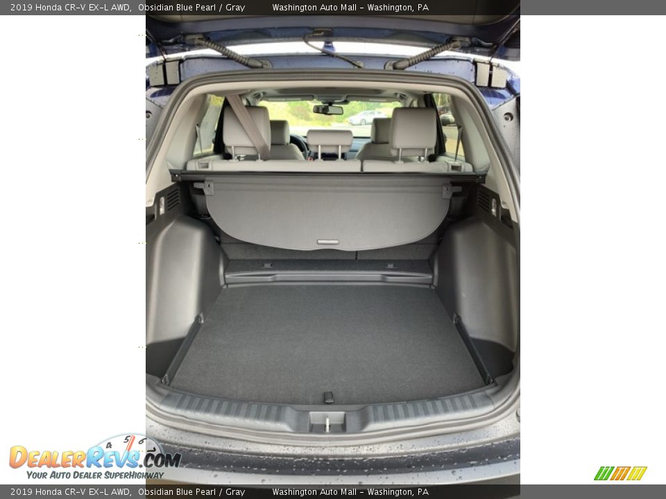 2019 Honda CR-V EX-L AWD Obsidian Blue Pearl / Gray Photo #21