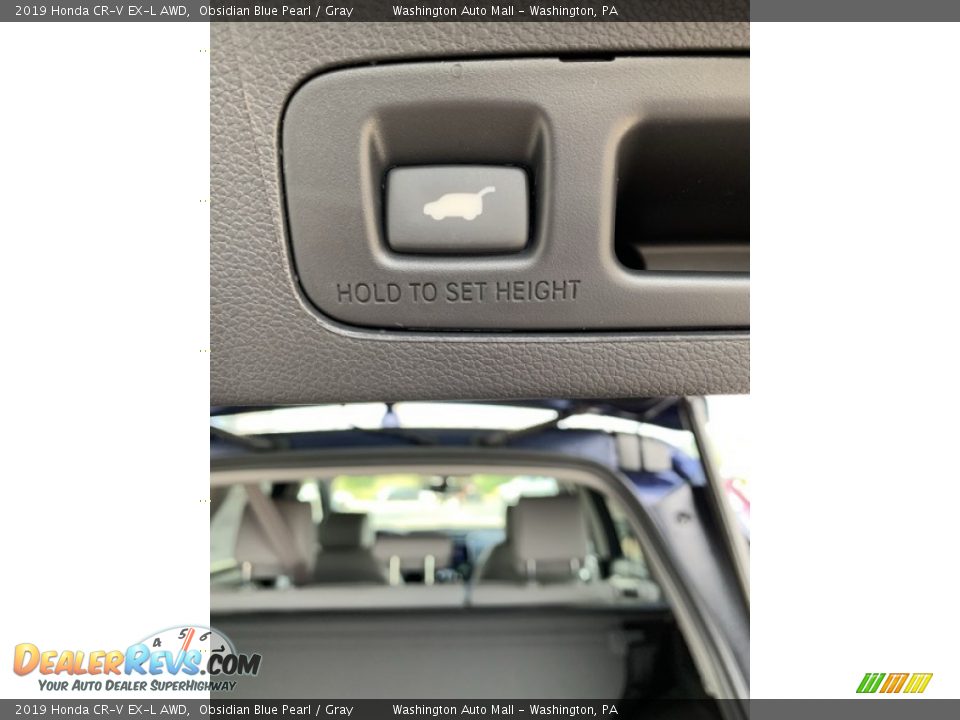 2019 Honda CR-V EX-L AWD Obsidian Blue Pearl / Gray Photo #22