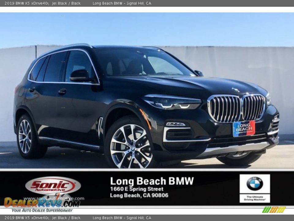 2019 BMW X5 xDrive40i Jet Black / Black Photo #12