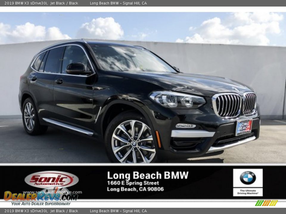 2019 BMW X3 sDrive30i Jet Black / Black Photo #12