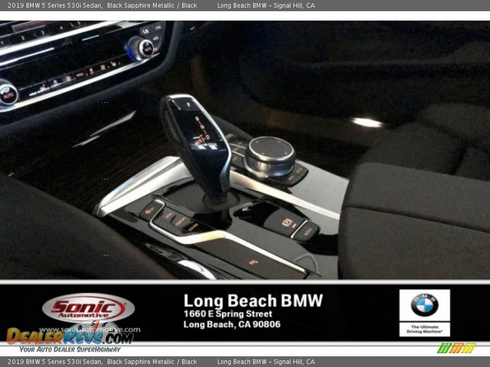 2019 BMW 5 Series 530i Sedan Black Sapphire Metallic / Black Photo #7