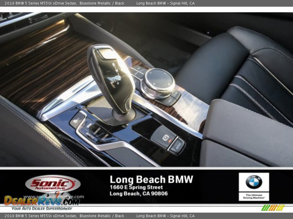 2019 BMW 5 Series M550i xDrive Sedan Bluestone Metallic / Black Photo #7