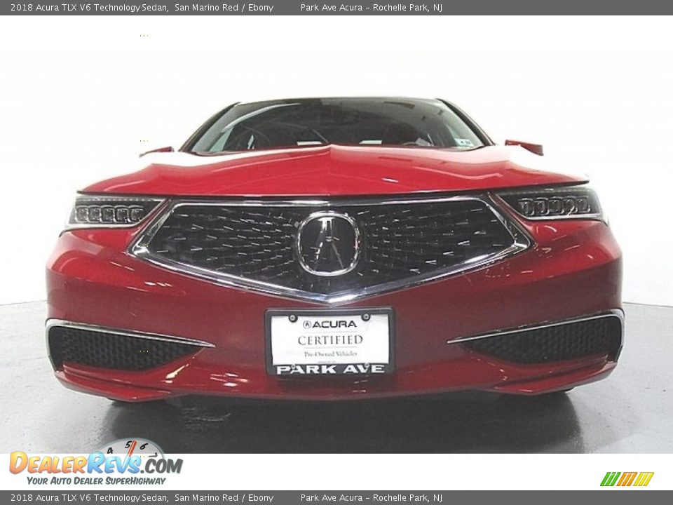 2018 Acura TLX V6 Technology Sedan San Marino Red / Ebony Photo #6