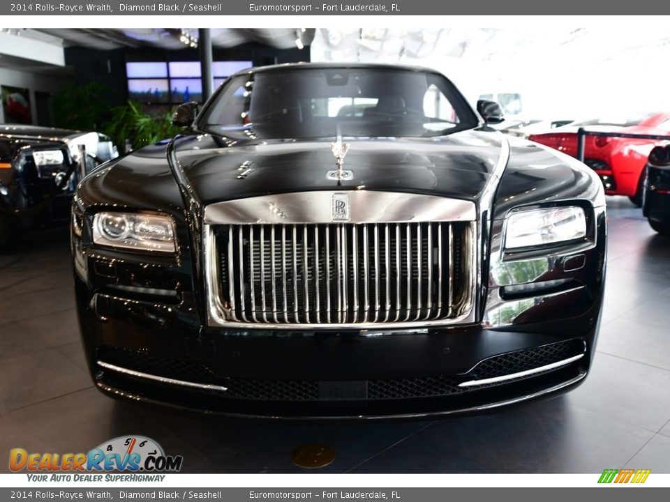 2014 Rolls-Royce Wraith Diamond Black / Seashell Photo #3