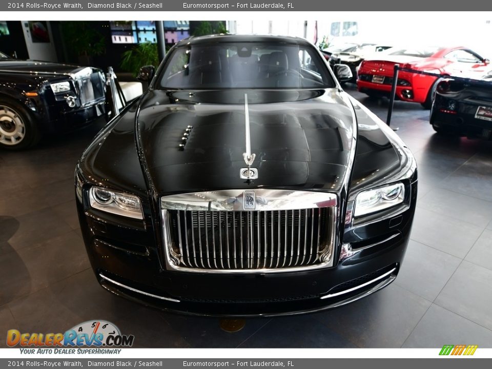 2014 Rolls-Royce Wraith Diamond Black / Seashell Photo #5