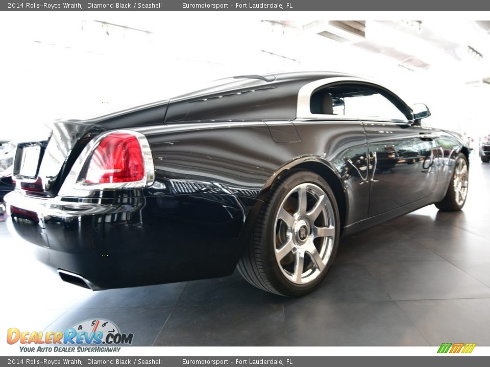 2014 Rolls-Royce Wraith Diamond Black / Seashell Photo #12