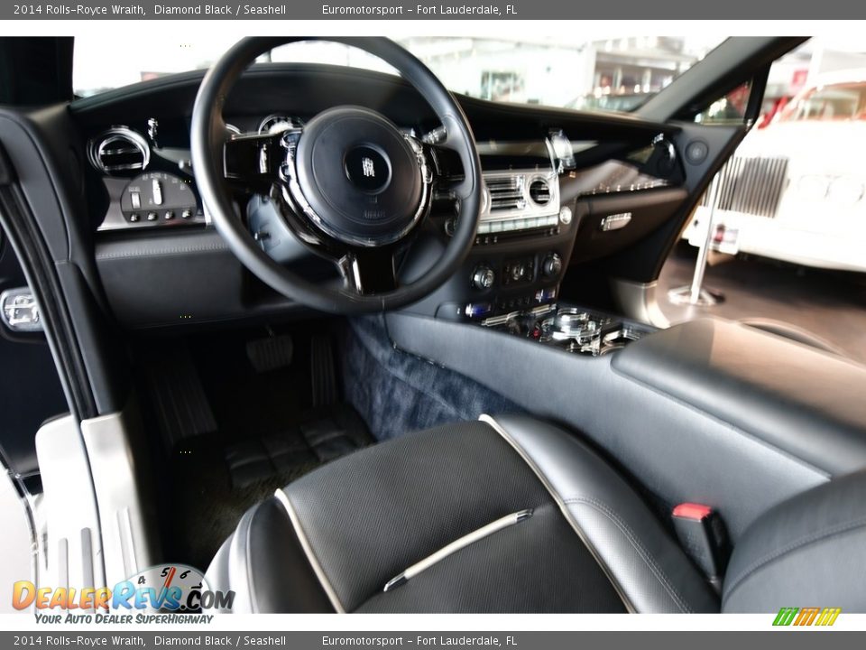 2014 Rolls-Royce Wraith Diamond Black / Seashell Photo #20