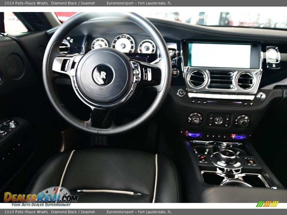 2014 Rolls-Royce Wraith Diamond Black / Seashell Photo #22