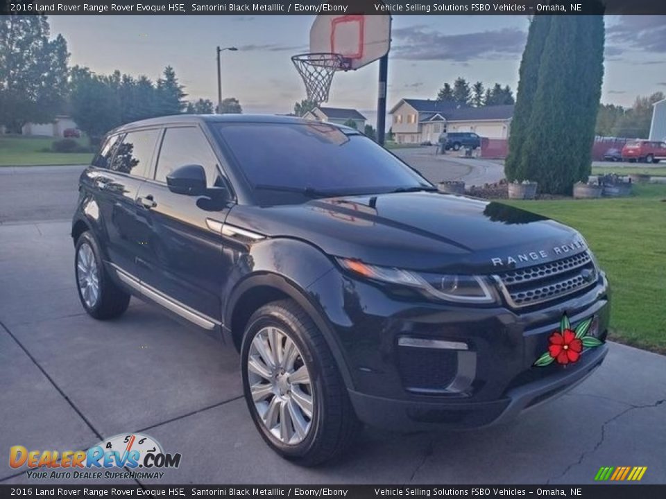 2016 Land Rover Range Rover Evoque HSE Santorini Black Metalllic / Ebony/Ebony Photo #1