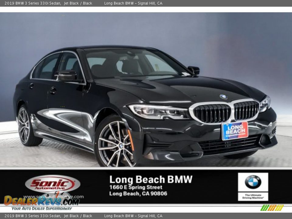 2019 BMW 3 Series 330i Sedan Jet Black / Black Photo #10