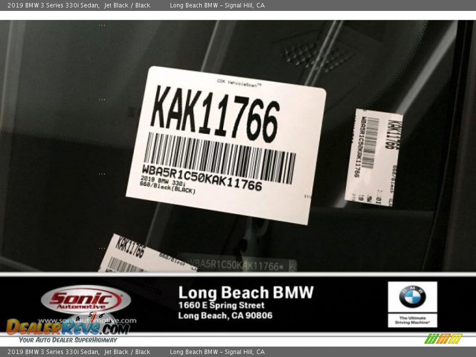 2019 BMW 3 Series 330i Sedan Jet Black / Black Photo #12