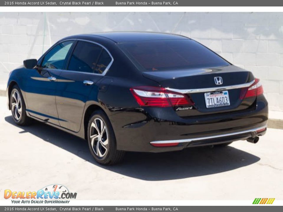 2016 Honda Accord LX Sedan Crystal Black Pearl / Black Photo #2