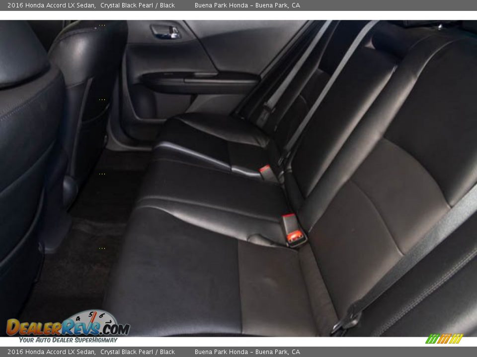 2016 Honda Accord LX Sedan Crystal Black Pearl / Black Photo #4