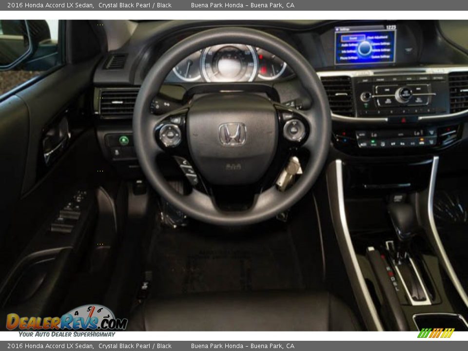 2016 Honda Accord LX Sedan Crystal Black Pearl / Black Photo #5