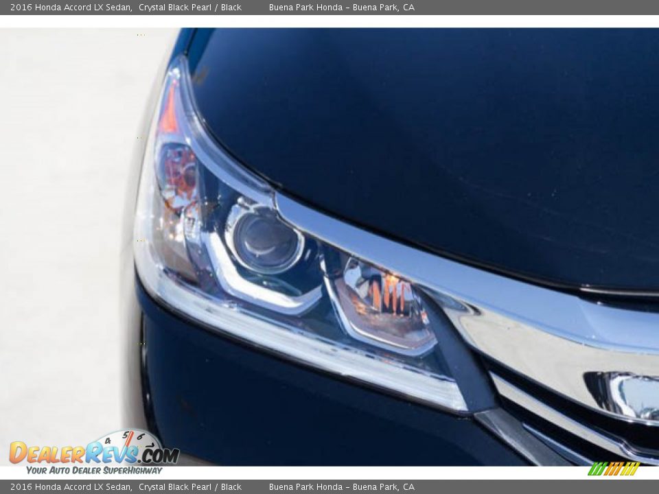 2016 Honda Accord LX Sedan Crystal Black Pearl / Black Photo #8
