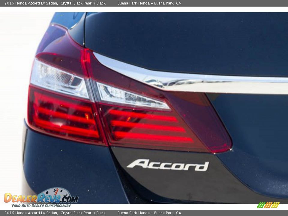 2016 Honda Accord LX Sedan Crystal Black Pearl / Black Photo #11