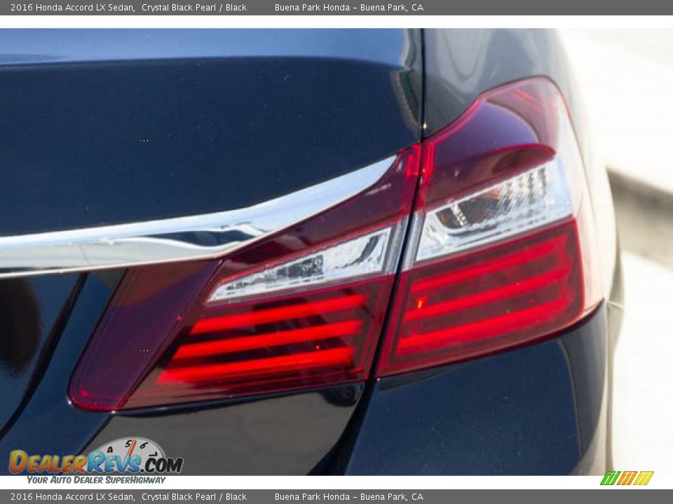 2016 Honda Accord LX Sedan Crystal Black Pearl / Black Photo #12