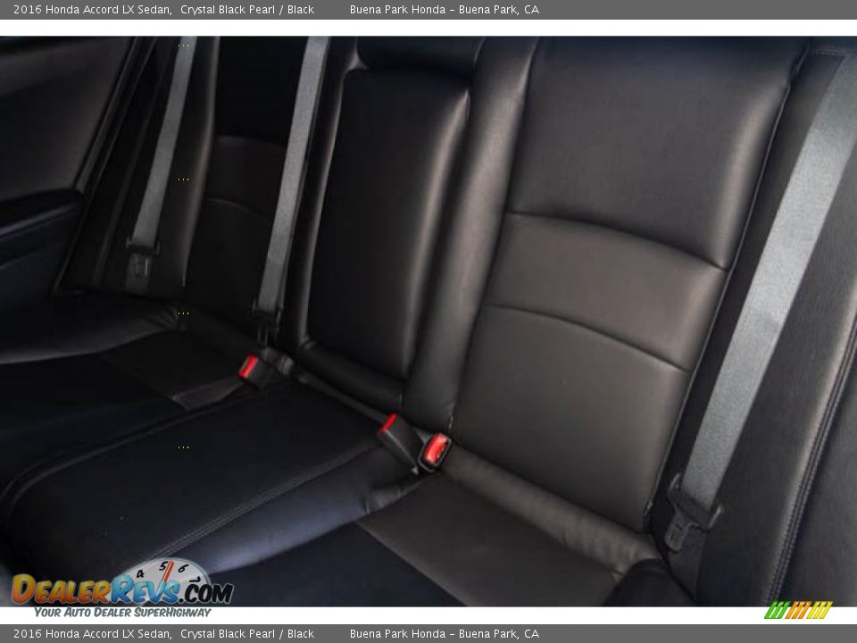 2016 Honda Accord LX Sedan Crystal Black Pearl / Black Photo #18