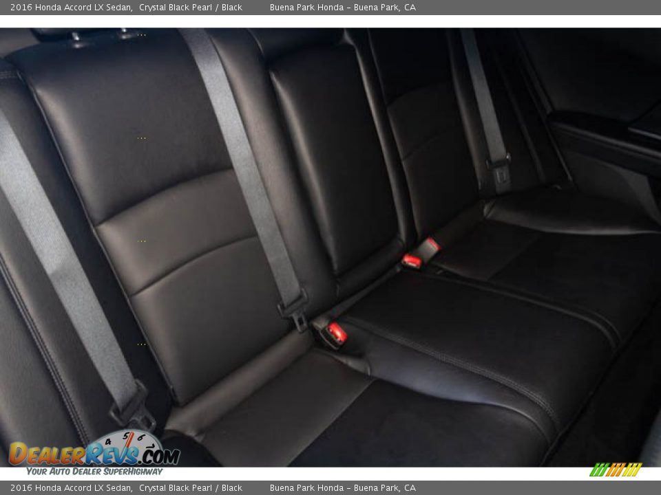 2016 Honda Accord LX Sedan Crystal Black Pearl / Black Photo #21