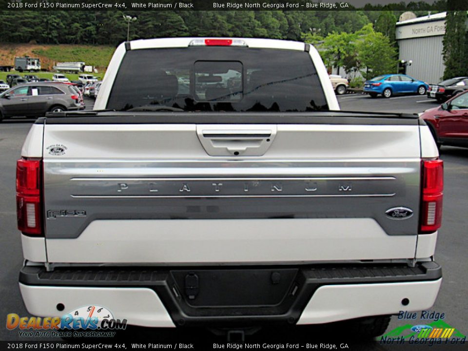 2018 Ford F150 Platinum SuperCrew 4x4 White Platinum / Black Photo #4