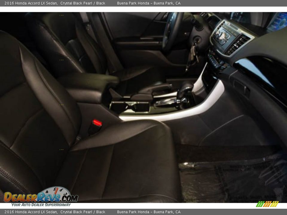 2016 Honda Accord LX Sedan Crystal Black Pearl / Black Photo #22