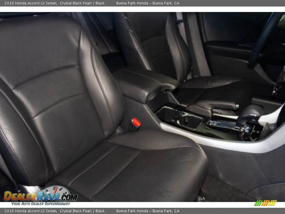 2016 Honda Accord LX Sedan Crystal Black Pearl / Black Photo #23