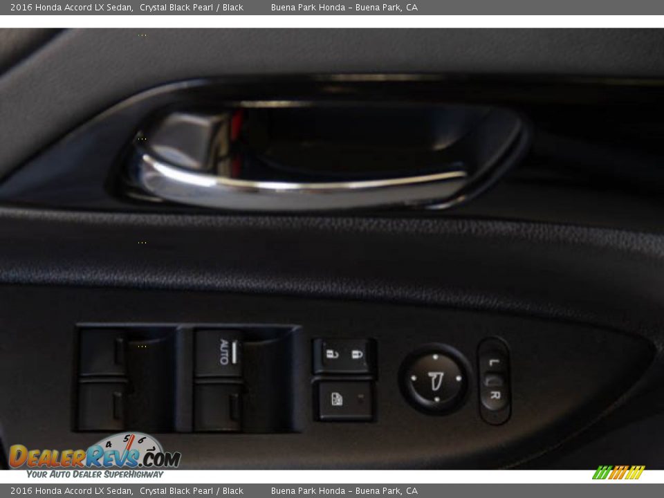 2016 Honda Accord LX Sedan Crystal Black Pearl / Black Photo #27