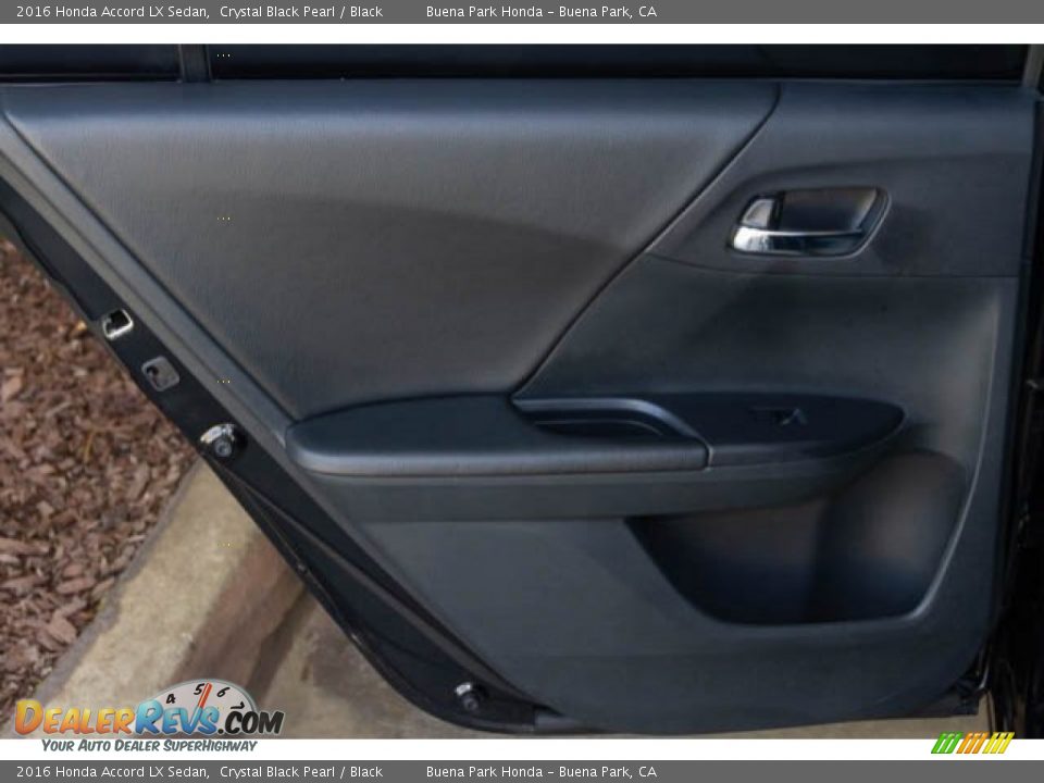2016 Honda Accord LX Sedan Crystal Black Pearl / Black Photo #28