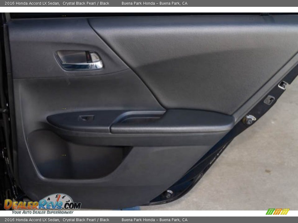 2016 Honda Accord LX Sedan Crystal Black Pearl / Black Photo #29