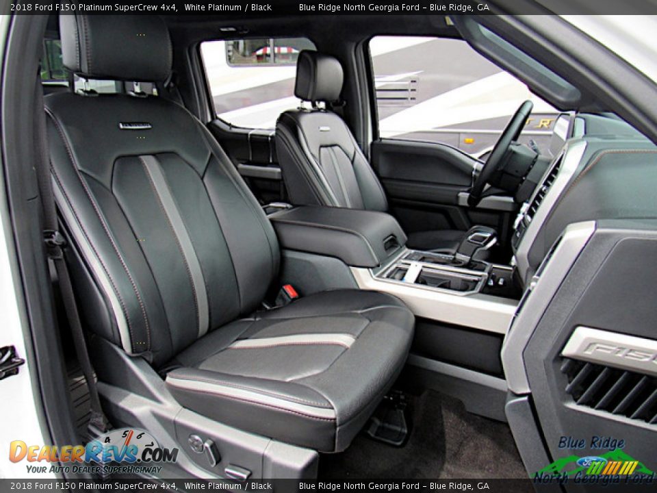 2018 Ford F150 Platinum SuperCrew 4x4 White Platinum / Black Photo #11