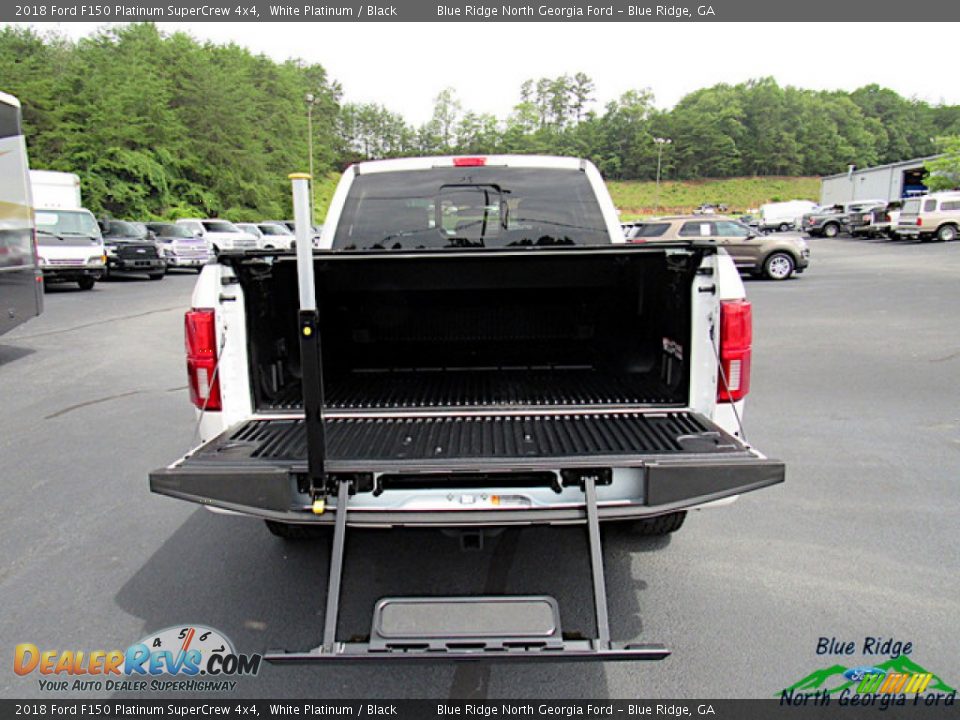 2018 Ford F150 Platinum SuperCrew 4x4 White Platinum / Black Photo #13