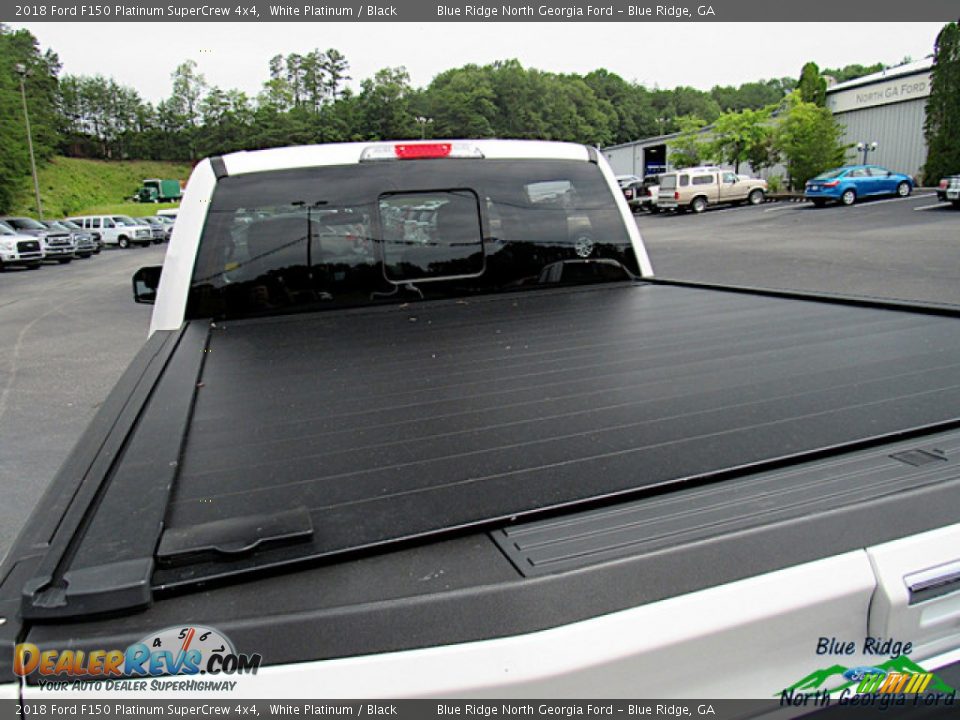 2018 Ford F150 Platinum SuperCrew 4x4 White Platinum / Black Photo #15