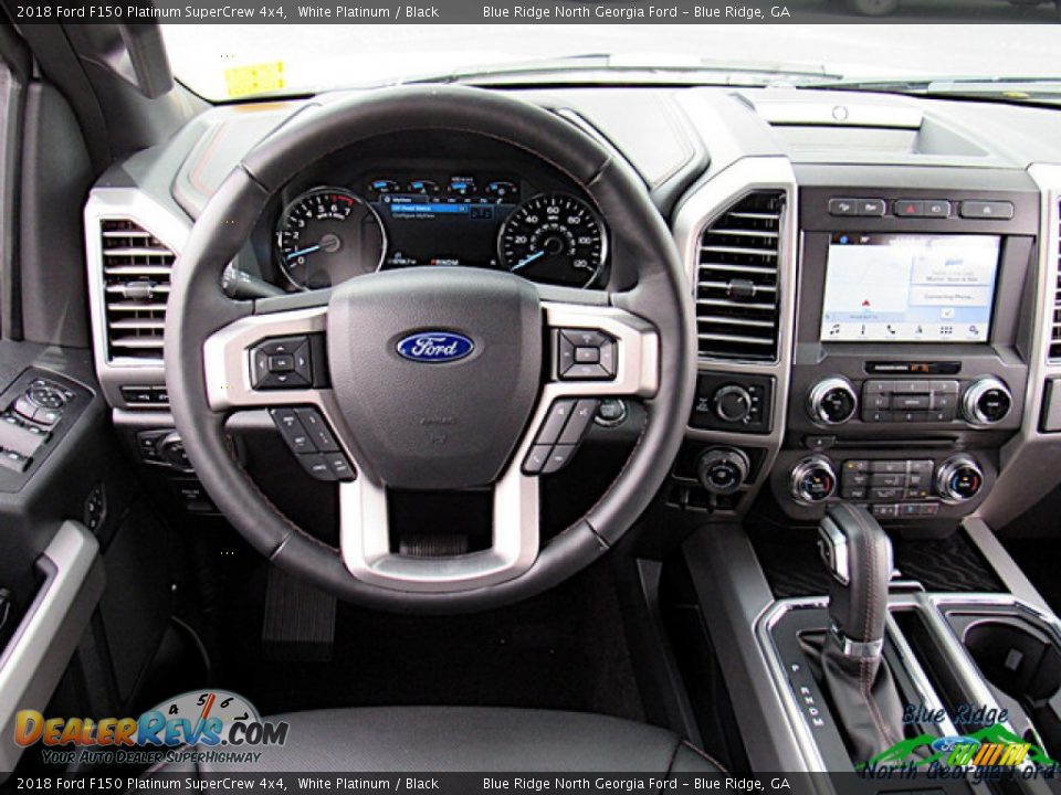 2018 Ford F150 Platinum SuperCrew 4x4 White Platinum / Black Photo #16