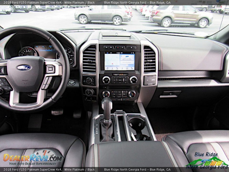 2018 Ford F150 Platinum SuperCrew 4x4 White Platinum / Black Photo #17