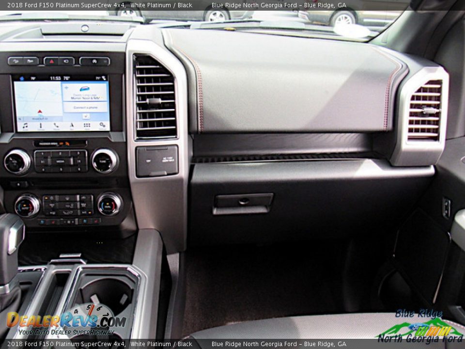 2018 Ford F150 Platinum SuperCrew 4x4 White Platinum / Black Photo #18