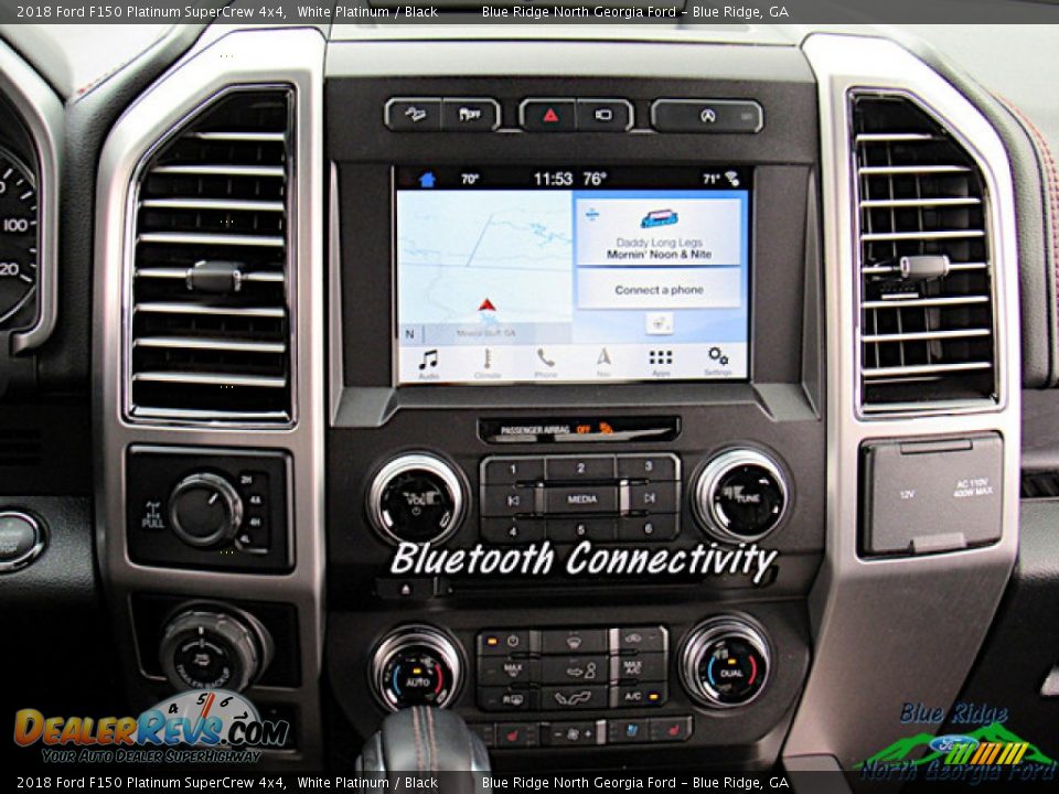 2018 Ford F150 Platinum SuperCrew 4x4 White Platinum / Black Photo #20