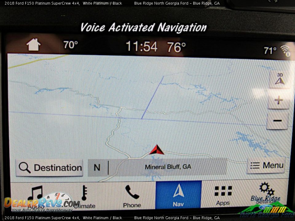 2018 Ford F150 Platinum SuperCrew 4x4 White Platinum / Black Photo #22